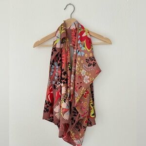 NWT Bimba Y Lola Spanish Floral Scarf